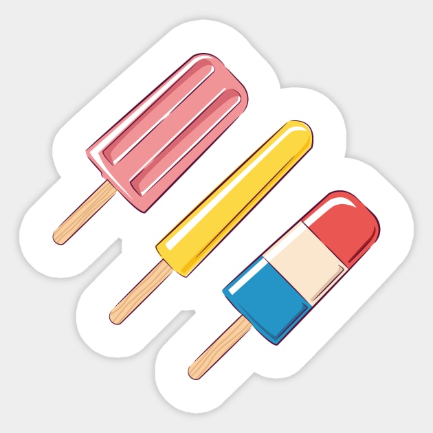 Popsicle Decision! Sticker by Jonathan Wightman